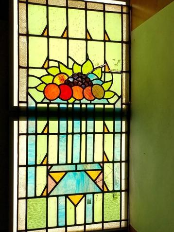 1 glas in lood raam (50s) - SOLDEN! beschikbaar voor biedingen