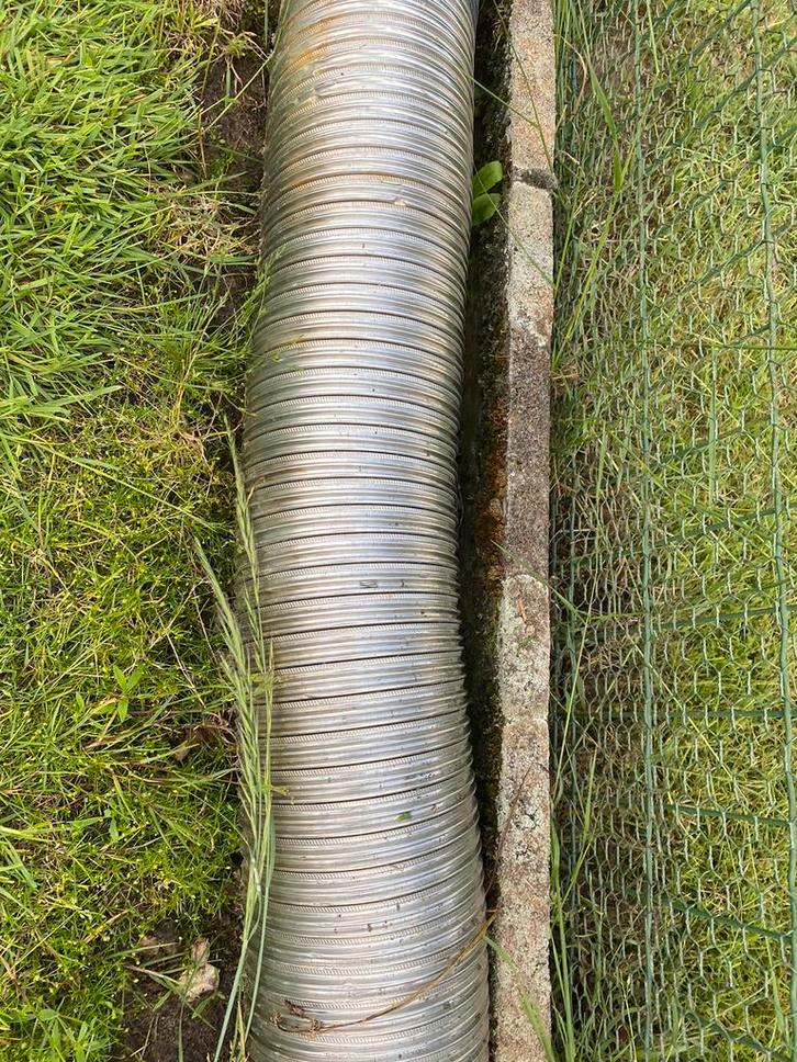Inox schouwbuis, Doe-het-zelf en Bouw, Buizen en Afvoer, Inox, Ophalen