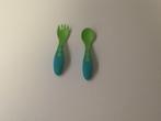 Blauwgroene vork/ lepel Tupperware, Ophalen of Verzenden, Gebruikt, Overige typen