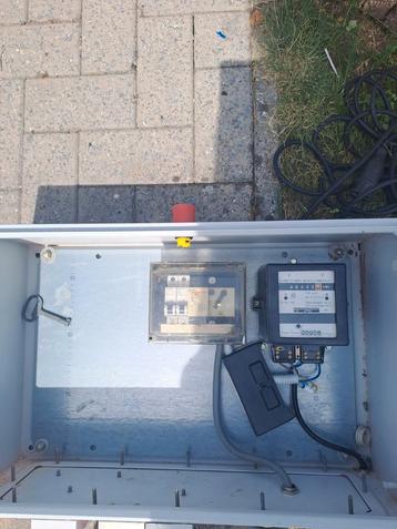 Werfkast elektrische meter meterteller  beschikbaar voor biedingen