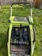 Fietskar Croozer kids for 2 met zonne scherm, 20 tot 40 kg, Croozer, Kinderkar, Zo goed als nieuw