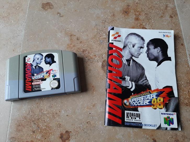International Superstar Soccer '98, Games en Spelcomputers, Games | Nintendo 64, Gebruikt, Sport, 2 spelers, Vanaf 3 jaar, Ophalen of Verzenden