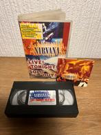 K7 vhs Nirvâna « live tonight sold out » parfait état, Ophalen of Verzenden, Zo goed als nieuw