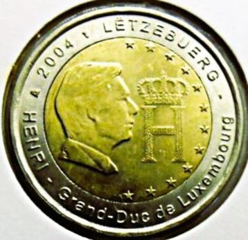 2 euro herdenking 2004 Luxemburg „Groothertog Henri” UNC! beschikbaar voor biedingen