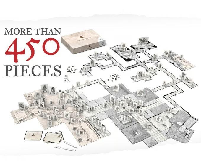 Fantast world creator d&d overschrijfbare tiles, Hobby & Loisirs créatifs, Wargaming, Comme neuf, Enlèvement