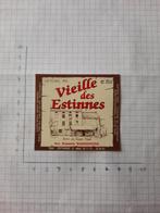 Bieretiket Vieille des Estinnes, Verzamelen, Biermerken, Ophalen of Verzenden, Nieuw