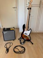 Complete bass set (Fender + Squier), Muziek en Instrumenten, Snaarinstrumenten | Gitaren | Bas, Ophalen, Zo goed als nieuw, Elektrisch