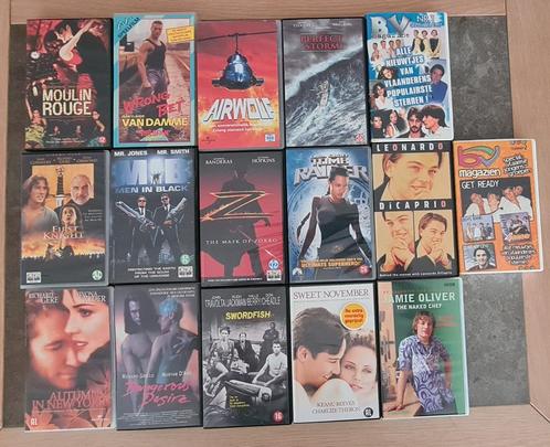 Pakket van 16 videocassettes, Cd's en Dvd's, VHS | Film, Gebruikt, Ophalen