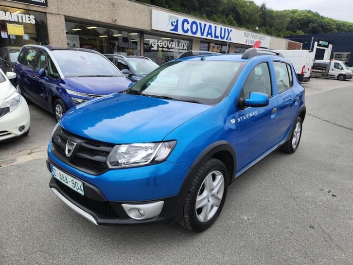 Dacia Sandero Stepway euro5 essence avec 123000 km "Moto46", Auto's, Dacia, Bedrijf, Te koop, Sandero, ABS, Airbags, Boordcomputer
