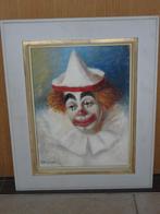 Schilderij op doek 'De Clown' - R. De Herdt, Ophalen