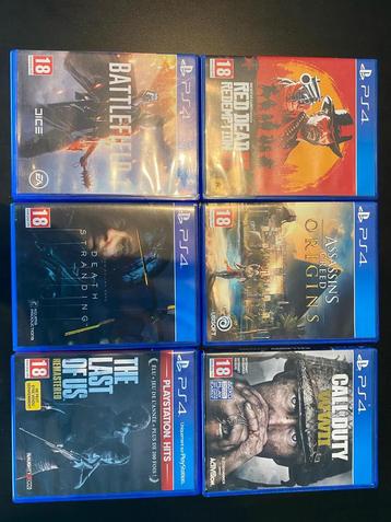 Jeux ps4  beschikbaar voor biedingen