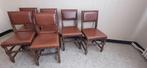 6 rustieke eetkamerstoelen stoelen, Ophalen