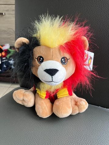 Knuffel leeuw - belgische supporter beschikbaar voor biedingen