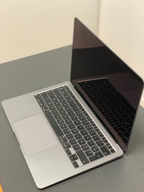 MacBook Air M1 2020 Middernachtblauw, Computers en Software, Apple Macbooks, Gebruikt, MacBook, 13 inch, 3 tot 4 Ghz, 256 GB, 8 GB