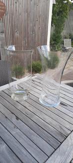 2 grote glazen vazen, Ophalen of Verzenden, Zo goed als nieuw