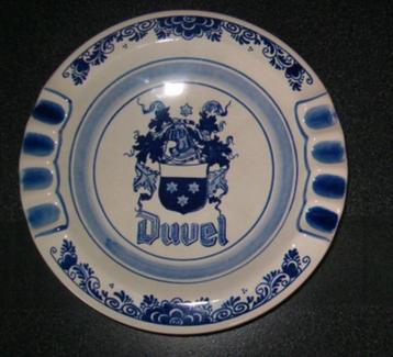 magnifique cendrier DUVEL en bleu de Delft disponible aux enchères