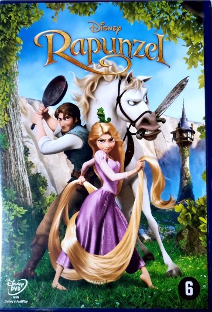 Rapunzel (Disney), Cd's en Dvd's, Dvd's | Kinderen en Jeugd, Zo goed als nieuw, Film, Avontuur, Alle leeftijden, Ophalen
