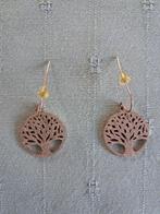 Oorbellen Victoria, Handtassen en Accessoires, Oorbellen, Ophalen, Overige materialen, Zo goed als nieuw, Roze