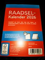 Calendrier énigme 2026