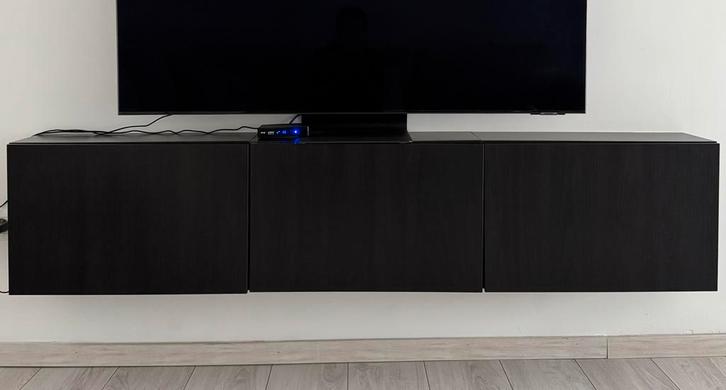 Tv kast zwartbruin, Antiek en Kunst, Antiek | Meubels | Kasten, Ophalen