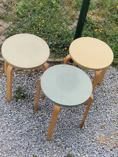 3 IKEA frosta stapelbare krukjes jaren 90, Antiek en Kunst, Antiek | Meubels | Stoelen en Sofa's, Ophalen of Verzenden