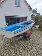 Lanaverre 420 dériveur –Authentique 1969 Restauré – remorque, Watersport en Boten, Ophalen, Zo goed als nieuw, Hout