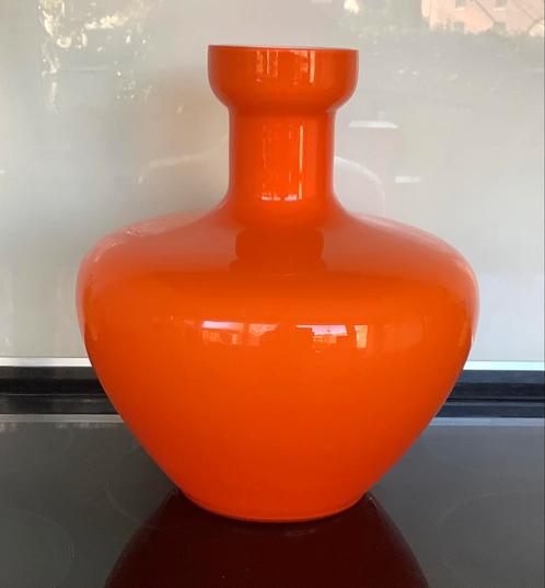 Mooie vintage vaas retro stijl, Huis en Inrichting, Woonaccessoires | Vazen, Zo goed als nieuw, Glas, Ophalen of Verzenden