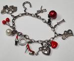 925 Zilveren THOMAS SABO Armband Met 12 Thomas Sabo Bedels, Ophalen of Verzenden, Zilver, Zilver