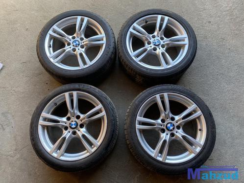 BMW F30 F80 M velgen breedset banden 18 inch 5X120, Auto-onderdelen, Banden en Velgen, Band(en), Gebruikt