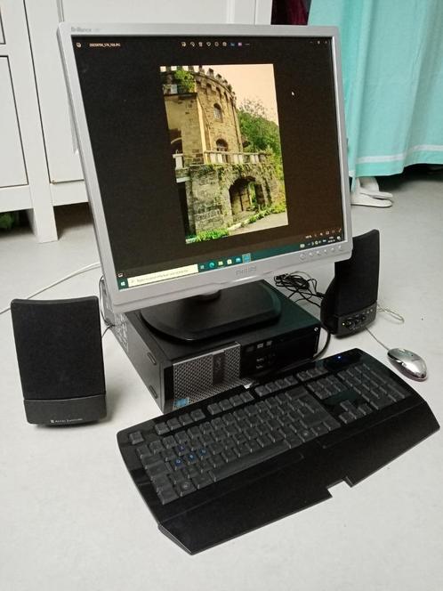 PC, desktop, volledige Windows 10, kan worden getest, Computers en Software, Desktop Pc's, Gebruikt, 3 tot 4 Ghz, HDD, 4 GB, Met monitor