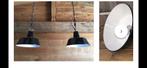 Originele emaille lampen, Vintage indistrieel, Ophalen of Verzenden, Zo goed als nieuw, Minder dan 50 cm