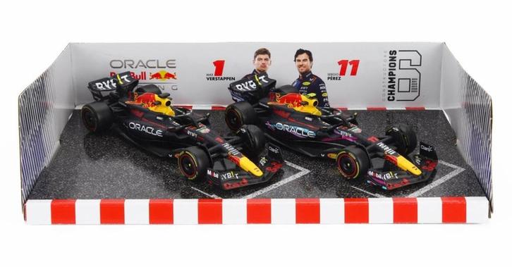 Formula One - Red Bull Racing - Max & Sergio Cars, Verzamelen, Automerken, Motoren en Formule 1, Nieuw, Formule 1, Ophalen of Verzenden
