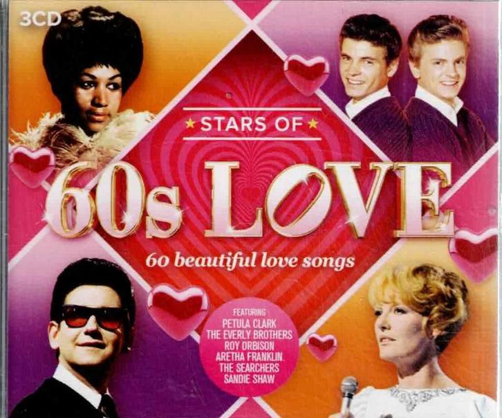 3 x cd  /  stars of 60's love, Cd's en Dvd's, Cd's | Overige Cd's, Ophalen of Verzenden