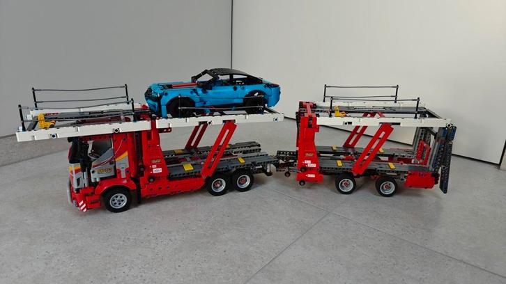 Lego Technic 42098 Car Transporter, Kinderen en Baby's, Speelgoed | Duplo en Lego, Zo goed als nieuw, Lego, Complete set, Ophalen of Verzenden