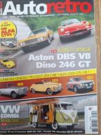 AUTO RETRO 345 ASTON DBS VE DINO 246 GT SUNBEAM VENEZIA PEUG, Ophalen of Verzenden, Gelezen, Peugeot