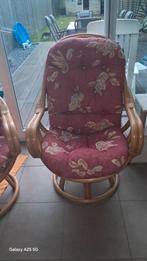Rotan zetels., Huis en Inrichting, Fauteuils, Ophalen, Gebruikt