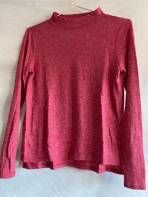T-shirt donkerroze lange mouwen super zacht maat 146-152 C&A, Kinderen en Baby's, Kinderkleding | Maat 146, Gebruikt, Shirt of Longsleeve