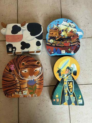 4 djeco puzzels  beschikbaar voor biedingen