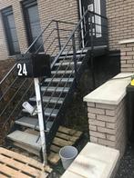 Verwijderbare gegalvaniseerde stalen trap, Doe-het-zelf en Bouw, Ladders en Trappen, Ophalen, Gebruikt, Trap, Minder dan 2 meter