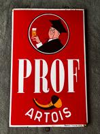 Emaille reclamebord PROF ARTOIS, Verzamelen, Merken en Reclamevoorwerpen, Ophalen, Zo goed als nieuw, Reclamebord