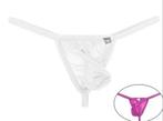 Witte transparante string TM maat M-L, Verzenden, Wit, TM, Overige typen