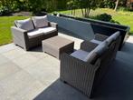 Lounge tuinset, Tuin en Terras, Ophalen, 5 zitplaatsen, Kunststof, Loungeset