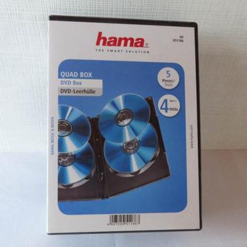 Hama dvd quad box voor 4 dvd’s beschikbaar voor biedingen