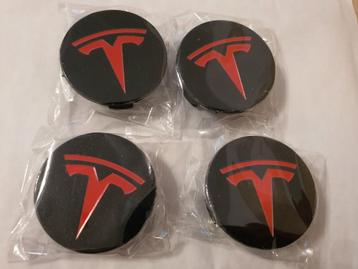 4 x 56 mm Tesla velgen naafdoppen/center caps beschikbaar voor biedingen