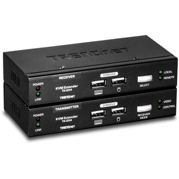  TRENDnet TK-EX4 100 m VGA Ethernet USB KVM-extenderset beschikbaar voor biedingen