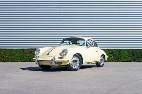 PORSCHE 356 C, Auto's, Porsche, Bedrijf, Te koop, Benzine, Coupé, 2 deurs, Handgeschakeld, Wit, Overige kleuren, Kunstmatig leder