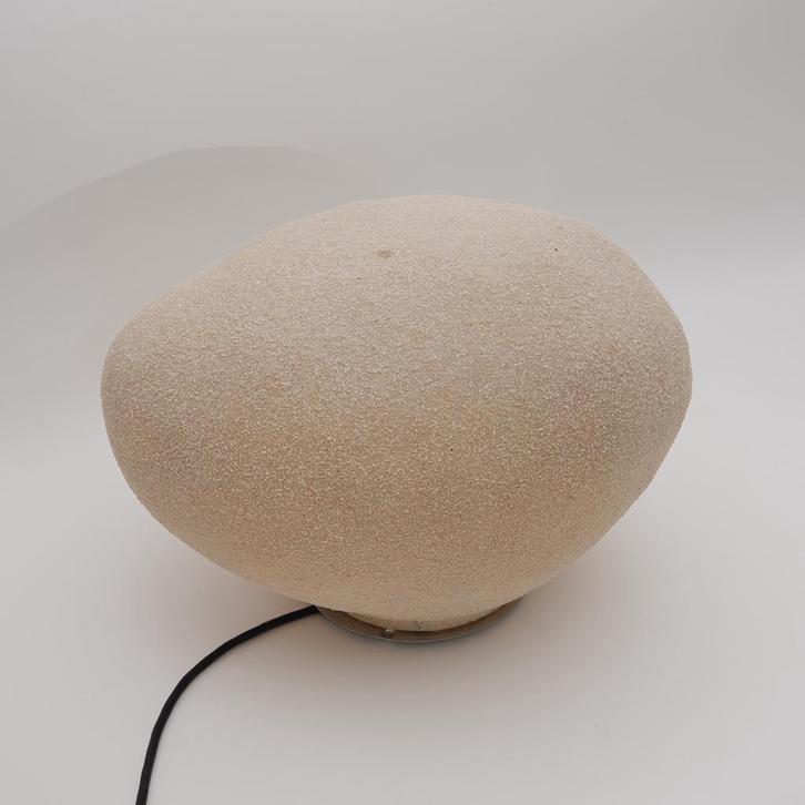 Moon rock André Cazenave for Singleton of Atelier A, Huis en Inrichting, Lampen | Tafellampen, Gebruikt, Minder dan 50 cm, Overige materialen