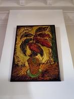 Olieverfschilderij getekend V.D. Eijnde, Antiek en Kunst, Kunst | Schilderijen | Modern, Ophalen
