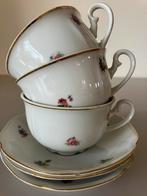 Lot 3 Antieke tassen + 3 ondertassen., Ophalen of Verzenden