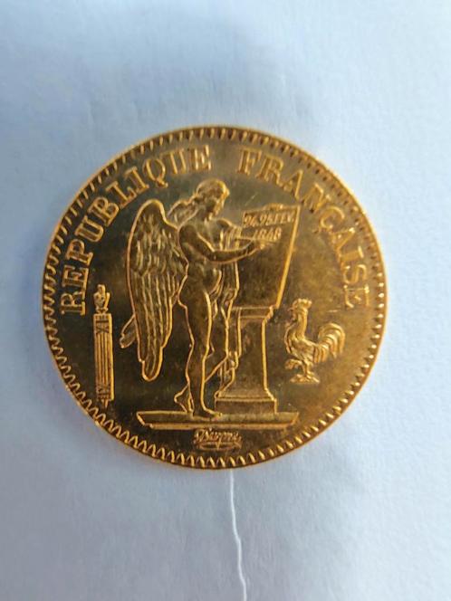 20 frank goud Genie 1849 A, Postzegels en Munten, Edelmetalen en Baren, Goud, Ophalen of Verzenden